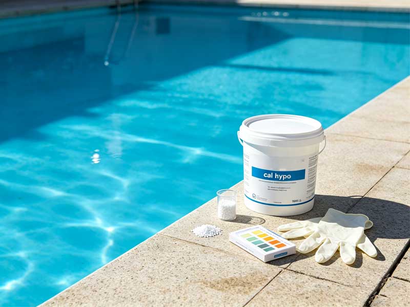 Swimming pool ladder and water