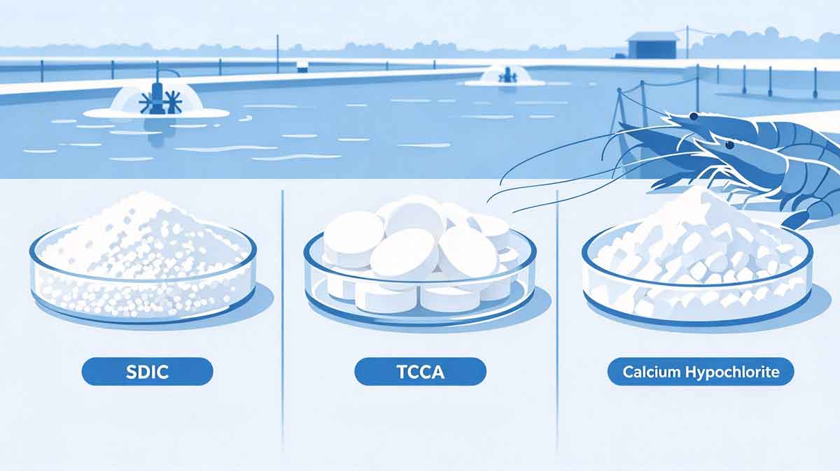 Comparison of Chlorine Disinfectants in Aquaculture