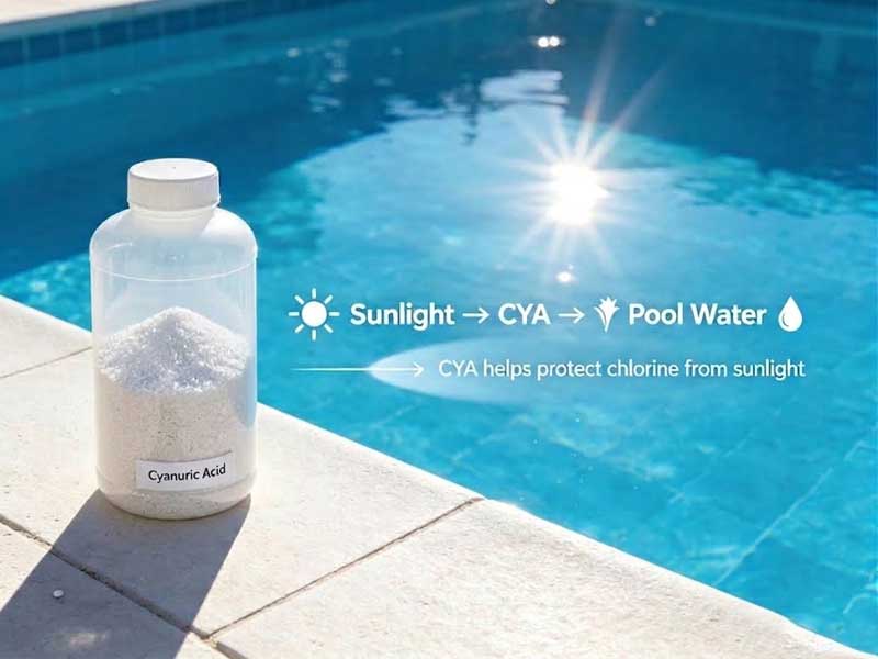 Cyanuric Acid Pool Stabilizer