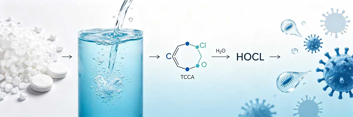 TCCA Antimicrobial Action Concept