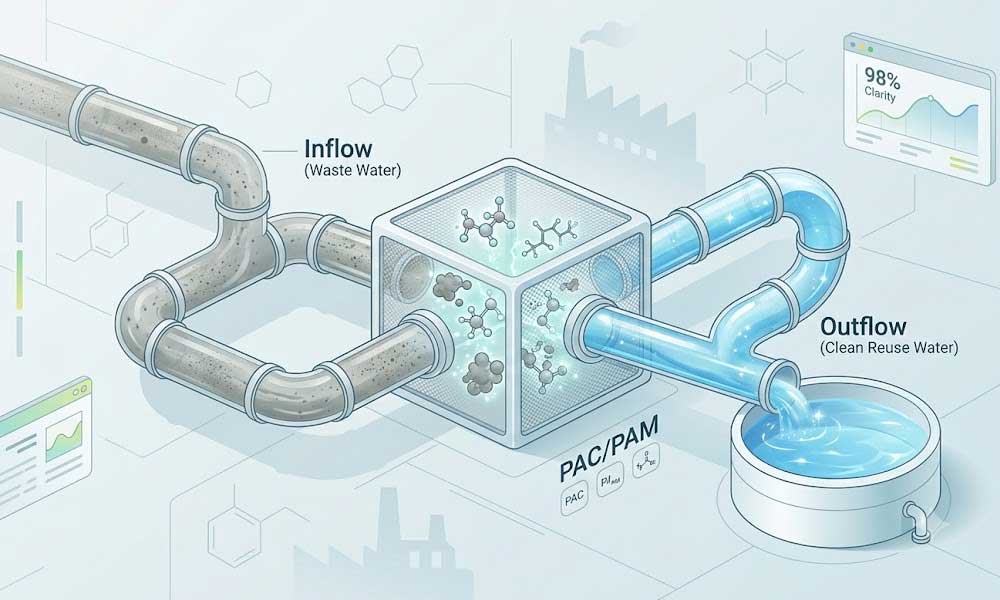How PAC, Polyamine and PAM Work Together in Paper Mill Wastewater Treatment
